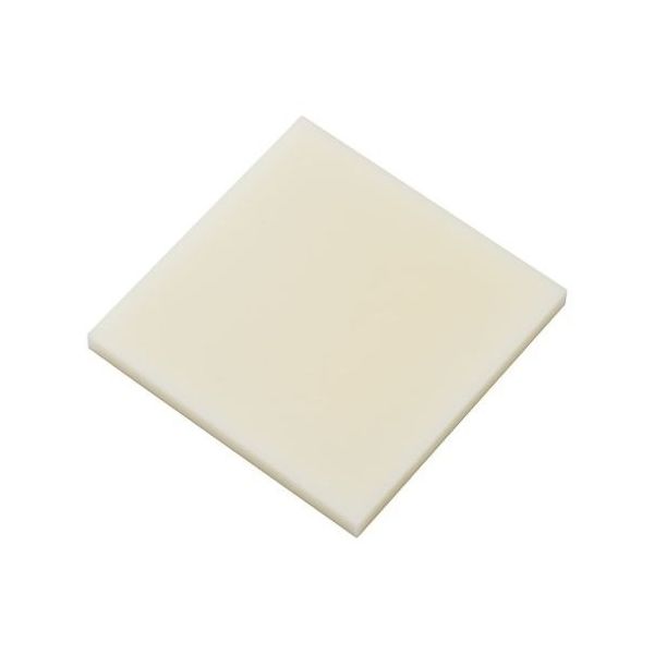 アズワン 樹脂板材(厚物) ABS樹脂・ナチュラル 495×495×50mm 4-2300-04 1個（直送品）