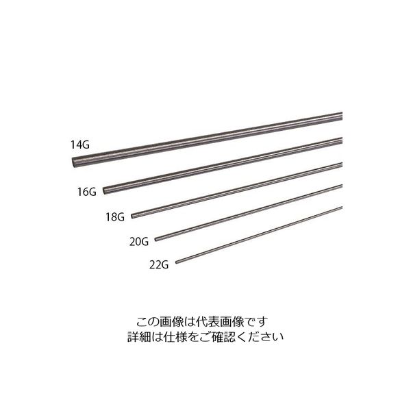 アズワン βチタンパイプ Φ0.41×Φ0.71mm 4-1586-01 1本（直送品） - アスクル