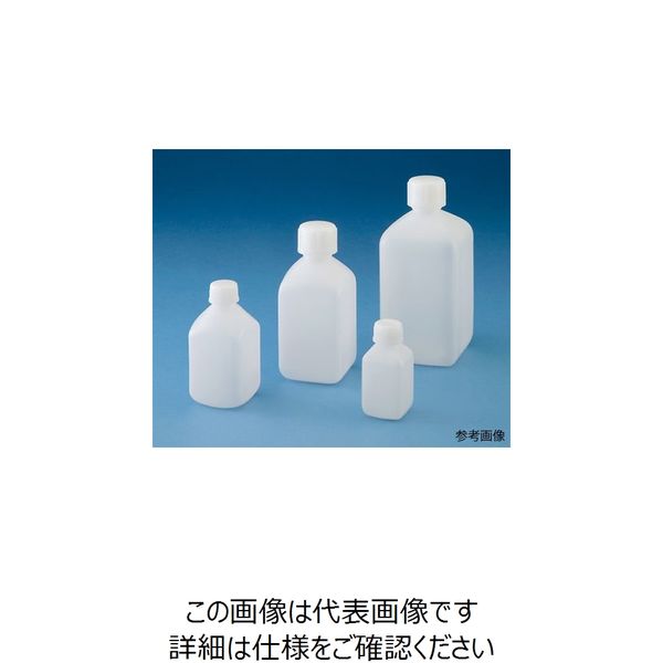 ニッコー・ハンセン 細口角型規格瓶 500mL 1029-03 1本(1個) 10-2903-55（直送品）