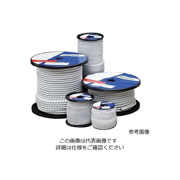 テックス・テクノロジー ショックコード 100m巻 白 Φ10mm 110431 1巻 4-2485-06（直送品）