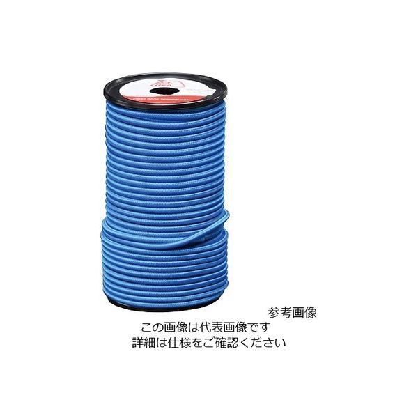 テックス・テクノロジー ショックコード 50m巻 青 Φ6mm 110481 1巻 4-2490-04（直送品）