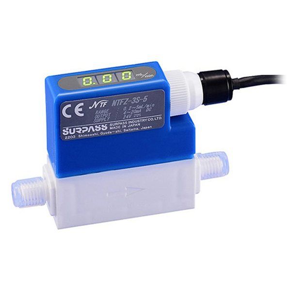 サーパス工業 微小流量計 0.2~5mL/min NTFZ-3S-5 1個 4-2579-03（直送品）
