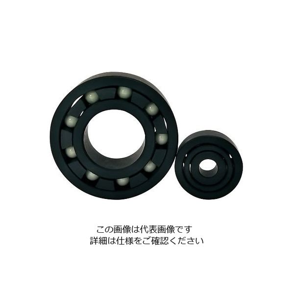 鹿島化学金属 樹脂ベアリング Φ6×Φ19×6mm UKB626PT-A 1個 4-2460-06（直送品）