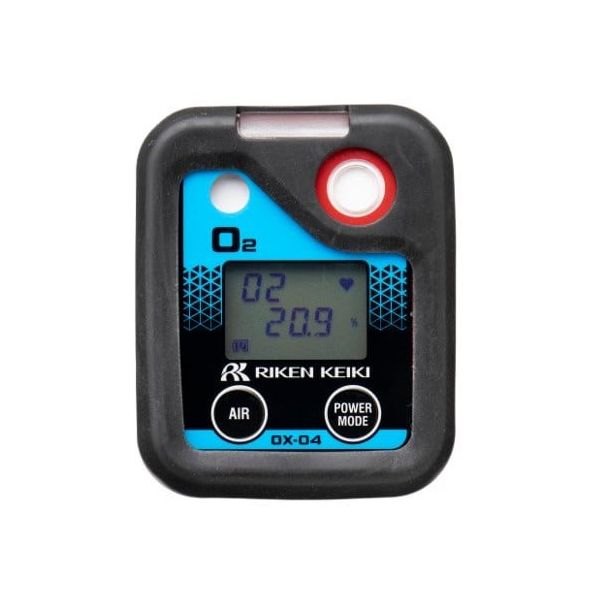 理研計器 個人装着型酸素濃度計 乾電池仕様 OX-04 1台 63-7822-50（直送品）
