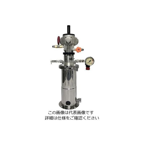 ユニコントロールズ 攪拌機付SUS加圧タンク エアモータ TB1N-KY110A 1個 4-1705-01（直送品）