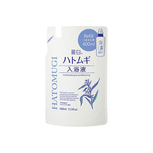 熊野油脂 麗白 ハトムギ 入浴液 詰替 4513574031890 1セット（400ML×6）（直送品）