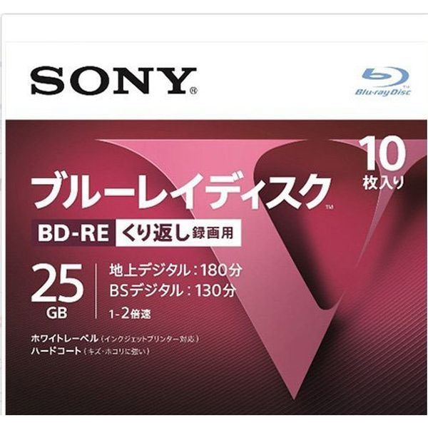 ソニー SONY ブルーレイディスク 10BNE1VLPS2 4548736037038 1セット 