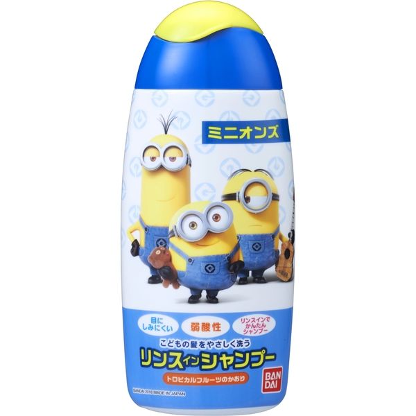 バンダイ リンスインシャンプー ミニオンズ 4549660237129 1セット（150ML×6）（直送品）