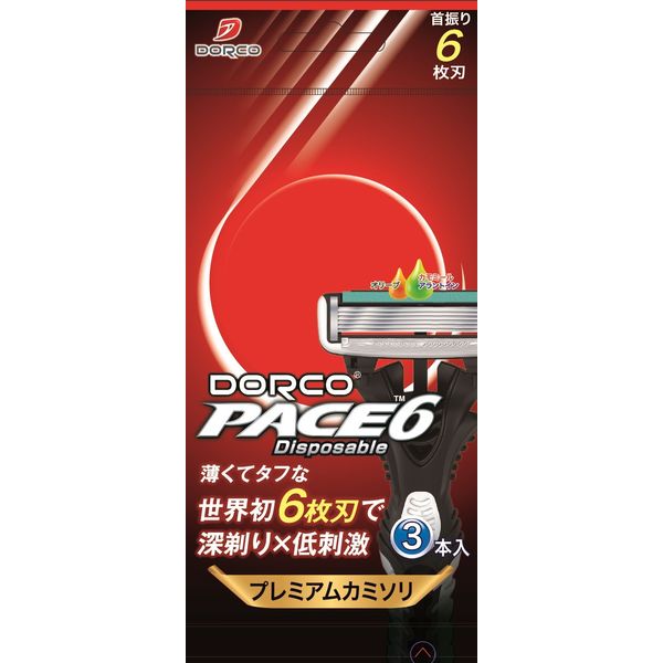 DORCO ドルコ PACE6 SA A100 6枚刃 4562351980128 1セット（3本×12）（直送品） アスクル