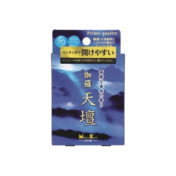日本香堂 伽羅天壇 ミニ 4902125264946 1セット（45G×5）（直送品）