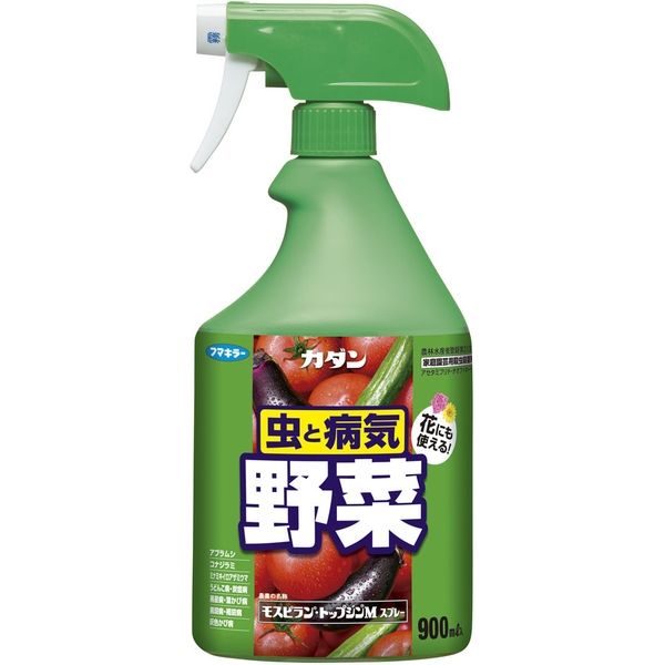 フマキラー カダン 野菜の殺虫・殺菌剤 モスピラン・トップジンMスプレー 4902424434019 1セット(900ML×5)（直送品）