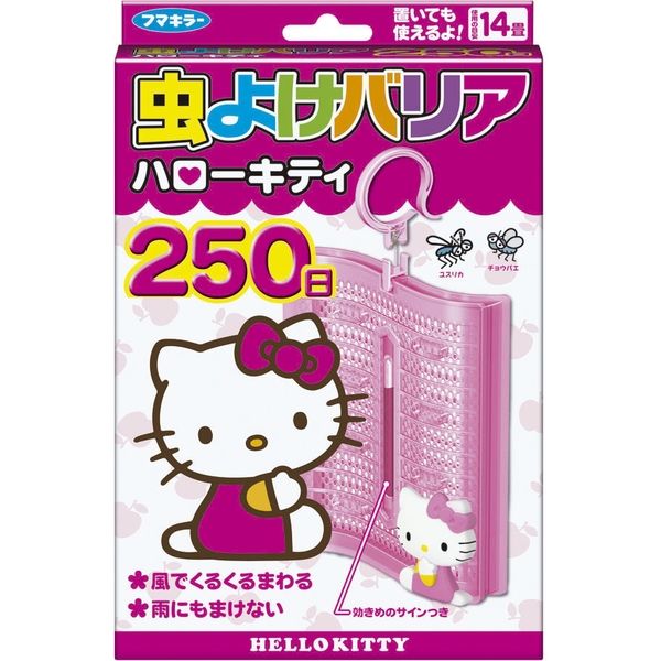 虫よけバリア ハローキティ 250日 4902424435986 1セット（6個