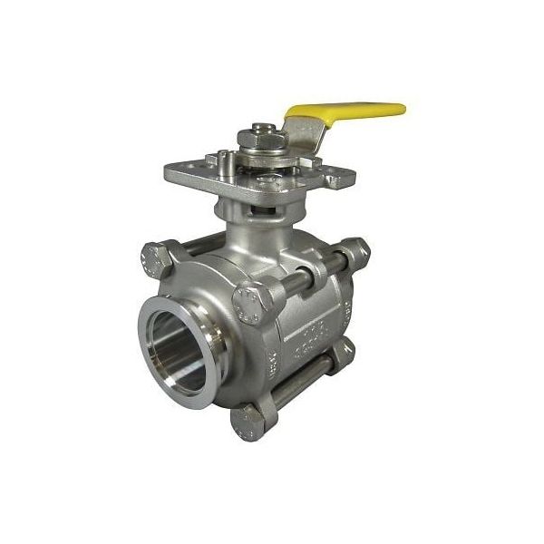 コンサス 真空ボールバルブ NWフランジ接続 NW25 1個 4-2584-01（直送品）