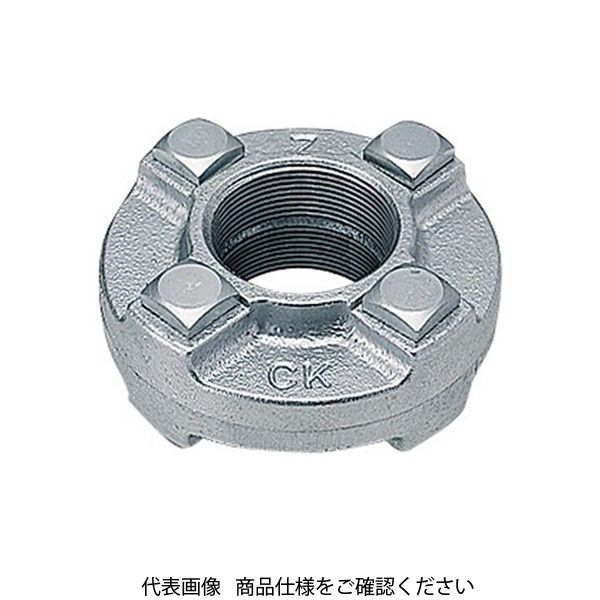 シーケー金属 CK e白継手 組フランジ (F) 65 CKシロF65 1セット(5個)（直送品）