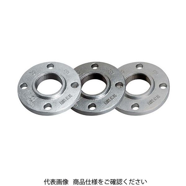 シーケー金属 CK 白合フランジ (合F) 5K 125 CKシロF5K125 1セット(10個)（直送品）