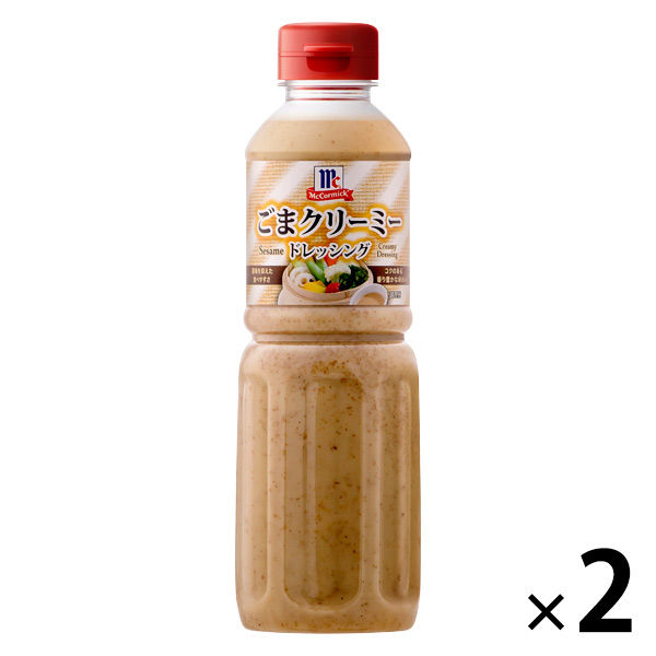 ごまクリーミードレッシング 480ml 2本 マコーミック ユウキ食品