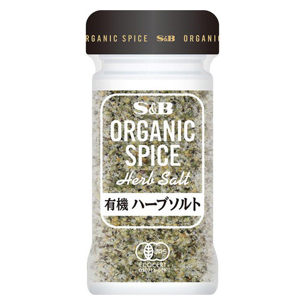 エスビー食品 S&B ORGANIC SPICE 有機ハーブソルト 25g 960611 1本