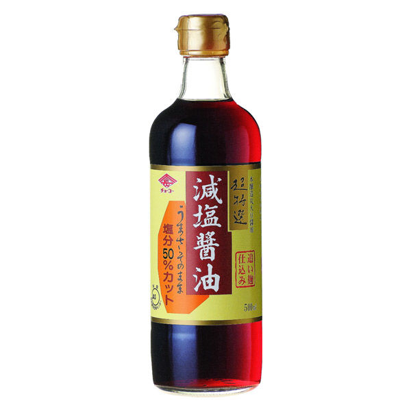 チョーコー醤油 超特選 減塩醤油 500ml 1本 【5％OFF】 - 醤油・だし