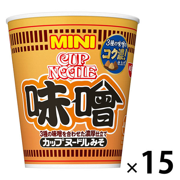 日清食品 カップヌードル 味噌ミニ 15個