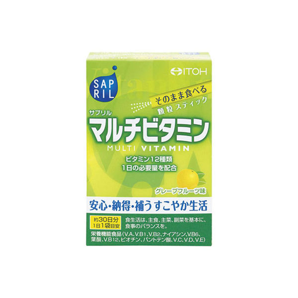 井藤漢方製薬 サプリル マルチビタミン 30日分 30袋 栄養機能食品