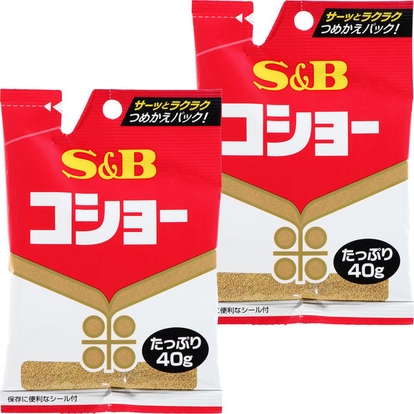 ハウス食品　コショー袋入り　詰め替え用　36g　3個