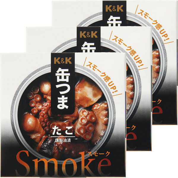 国分グループ本社 KK 缶つまSmoke たこ 1セット（3個）