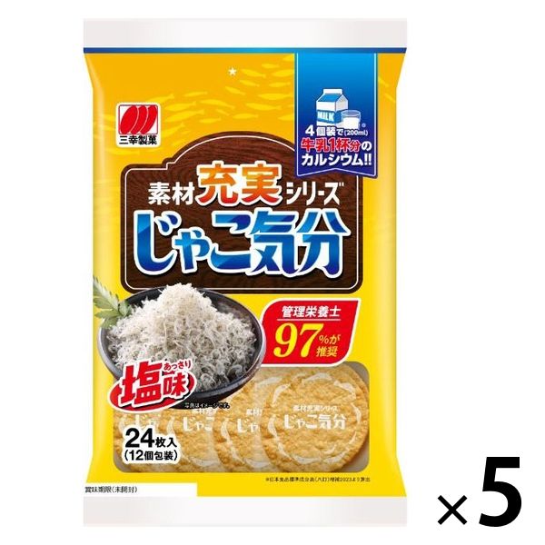 三幸製菓 じゃこ気分 （2枚x12袋入） 1セット（5袋入）