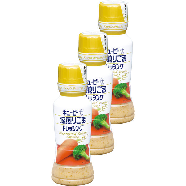 キユーピー 深煎りごまドレッシング 180ML 55933 3本