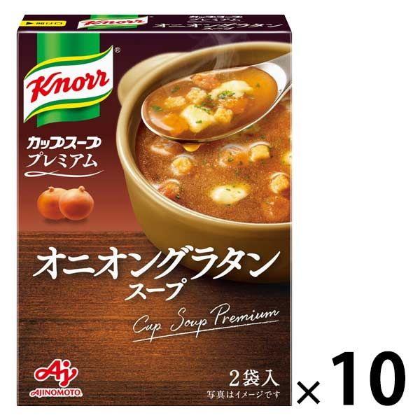 味の素　クノール カップスープ プレミアム オニオングラタンスープ　1セット（20食：2食入×10箱）
