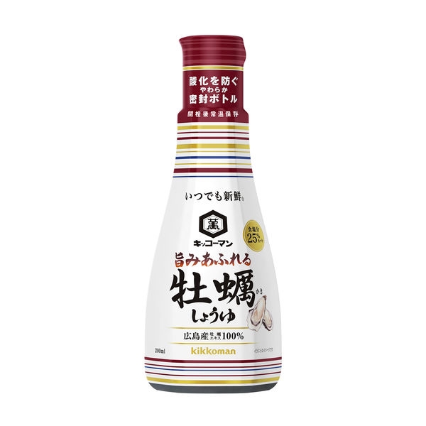 キッコーマン いつでも新鮮 旨みあふれる牡蠣しょうゆ 200ml 1本