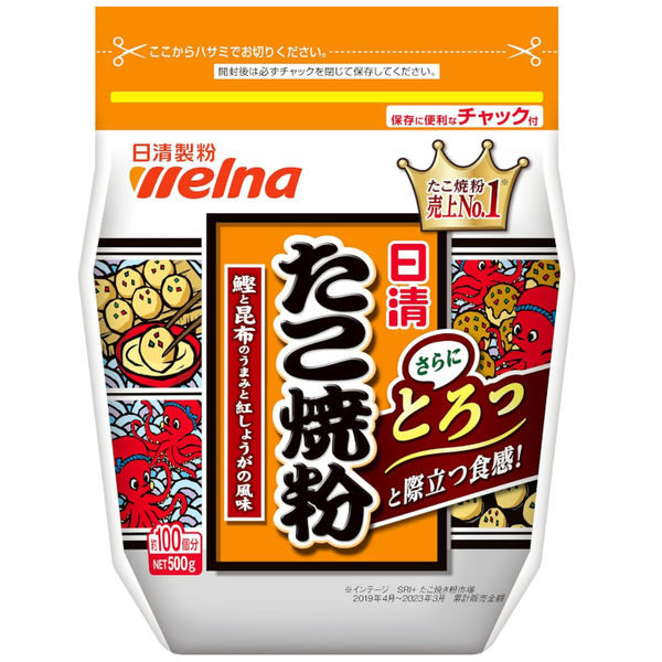 日清製粉ウェルナ 日清 たこ焼粉 (500g) ×1個