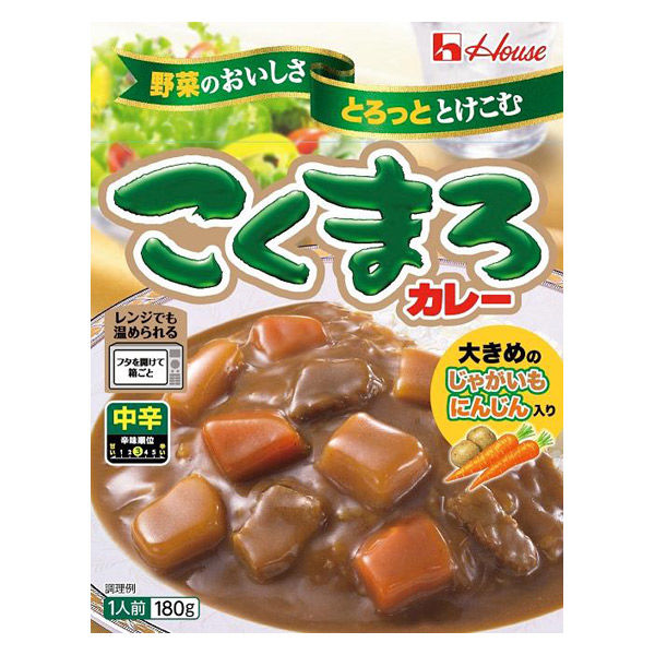 ハウス食品 レトルトこくまろカレー 中辛 1個