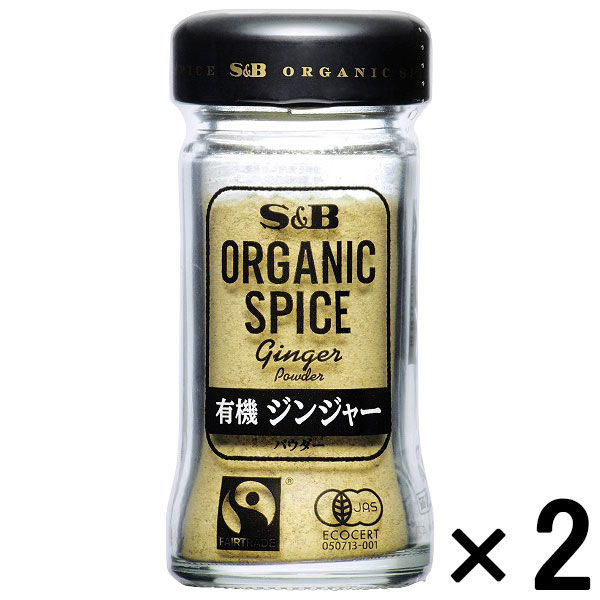 エスビー食品 S＆B ORGANIC SPICE 有機ジンジャー（パウダー）2本