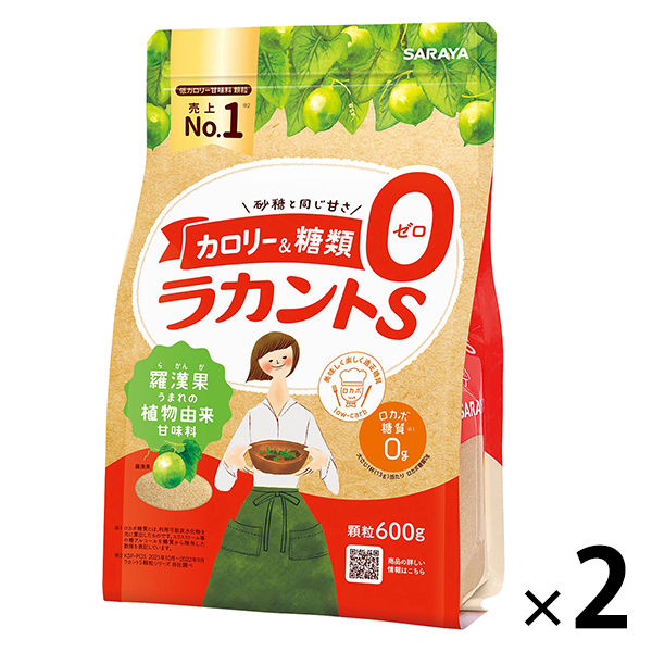 サラヤ ラカントS顆粒 600g 2個 - アスクル