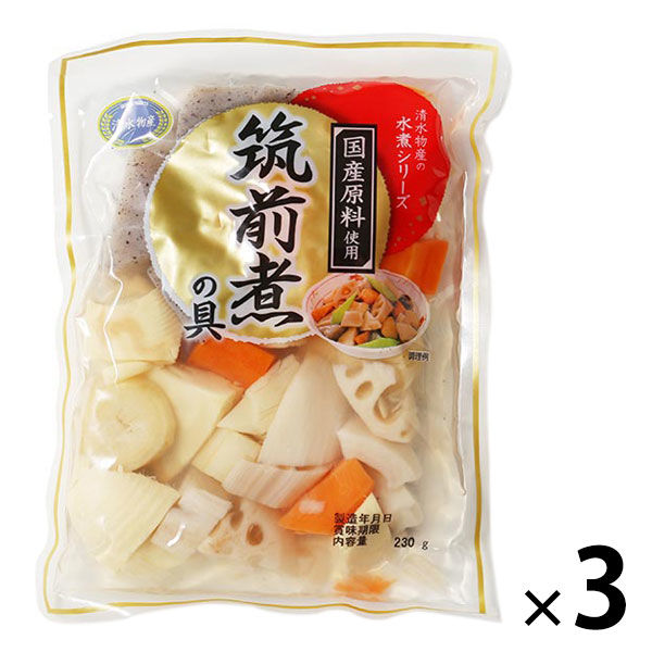 国産 筑前煮の具 230g 1セット（3個入） 野菜水煮