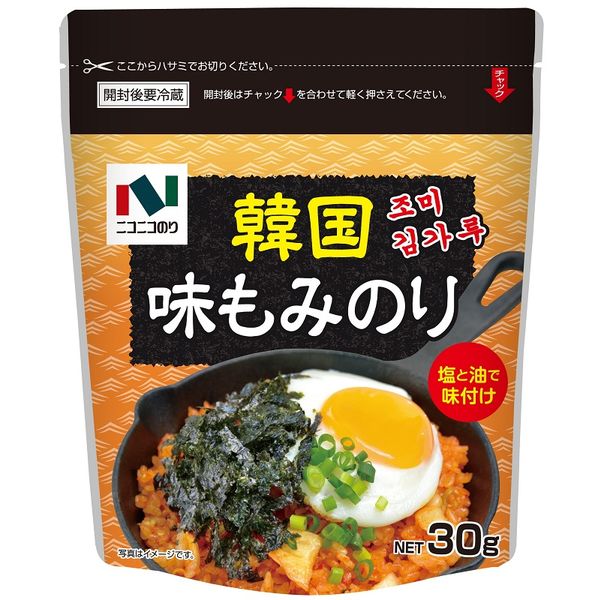 ニコニコのり　韓国味もみのり　30g　 1個