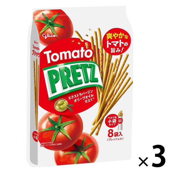 Amazon.co.jp: グリコ トマトプリッツ 8袋 18 個セット