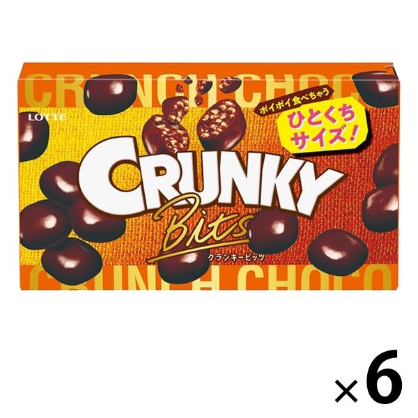 ロッテ クランキービッツ 6個 チョコレート お菓子