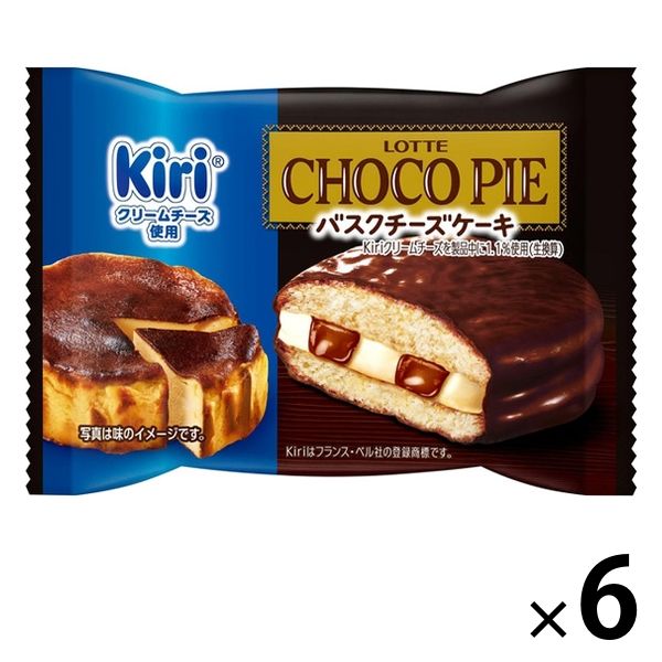 ロッテ チョコパイ＜バスクチーズケーキ＞個売り 6個 チョコレート お菓子