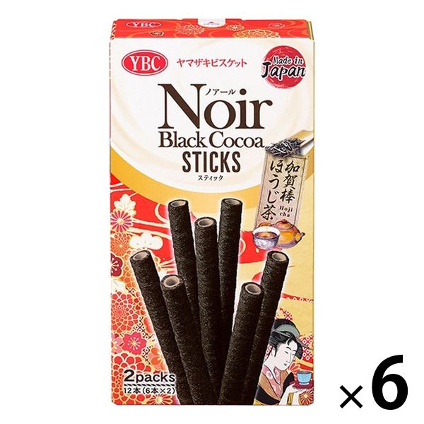 ヤマザキビスケット ノアールスティック 加賀棒ほうじ茶 6個 お菓子 クッキー ビスケット