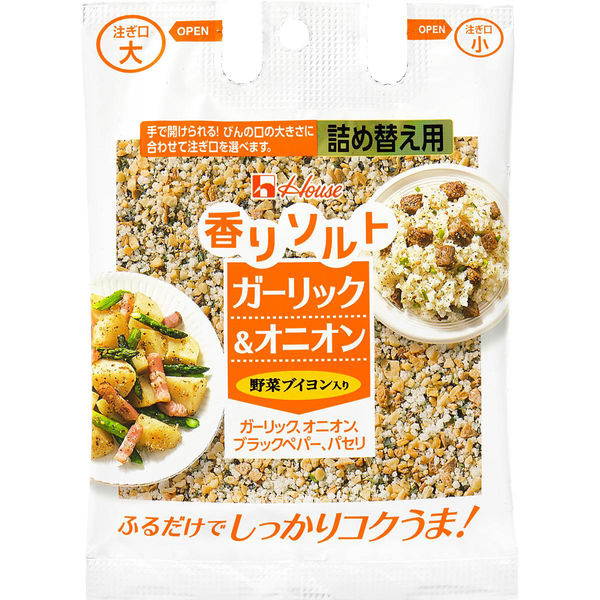 ハウス食品 香りソルト ガーリック＆オニオン袋入り 1個