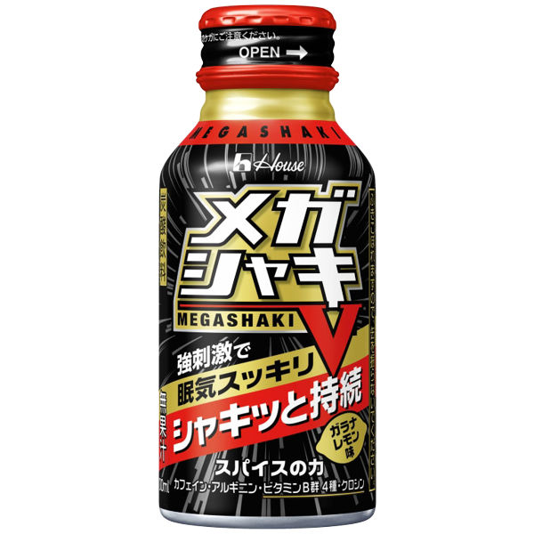 ハウスウェルネスフーズ - ハウスウェルネスフーズ メガシャキ ボトル缶 100ml メガシャキV 1セット（6本） ハウスウェルネスフーズ - アスクル