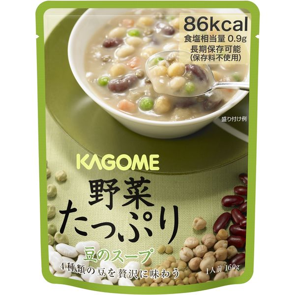 カゴメ 野菜たっぷり 豆のスープ 160G 1袋