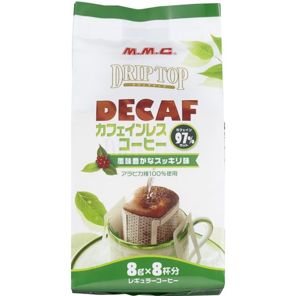 【ドリップコーヒー】三本コーヒー ドリップトップ カフェインレスコーヒー 1パック（8袋入）