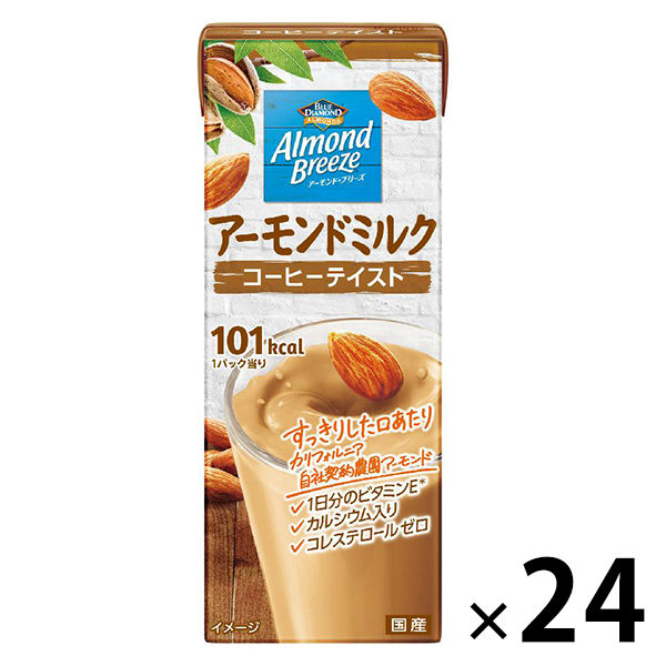 ポッカサッポロフード＆ビバレッジ アーモンド・ブリーズ コーヒーテイスト 200ml 1箱（24本入）