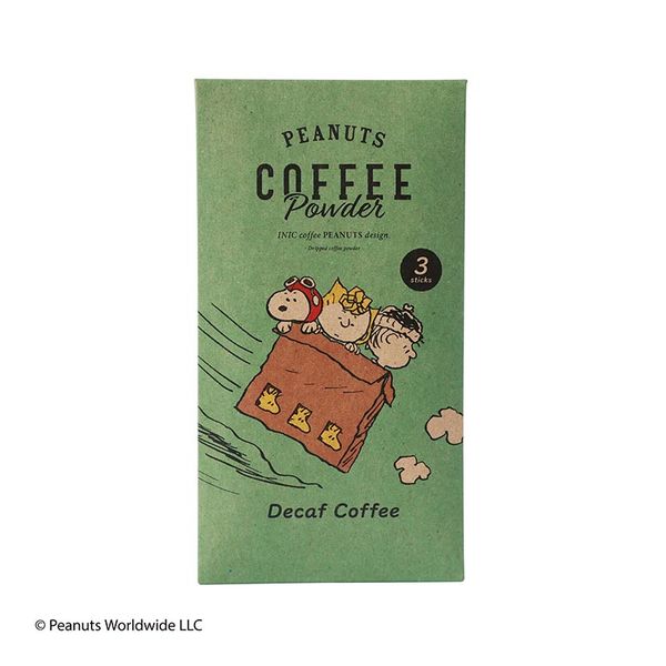 【スティックコーヒー】スヌーピーコーヒー PEANUTS coffee デカフェ 1個（3本入）