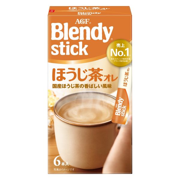 【スティック】味の素AGF ブレンディ スティック ほうじ茶オレ 1箱（6本入）