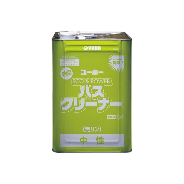 ミッケル化学 ECO&POWERバスクリーナー中性 4986167510209 1缶(18L)（直送品）