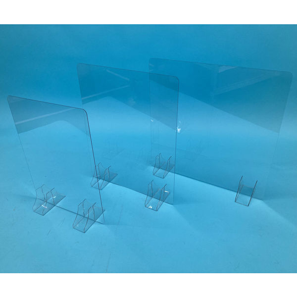 第一大宮 ドゥ・ウォール PET 透明 パーテーション 幅490×高さ490mm 1セット(10枚)（直送品）