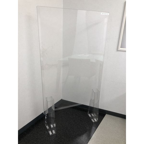 第一大宮 ドゥ・ウォール PET 透明 パーテーション 幅850×高さ1560mm 1セット(10枚)（直送品）